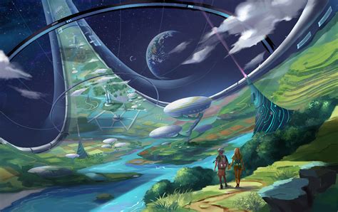 科技宇宙简笔画